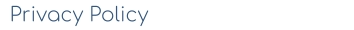 Privacy Policy